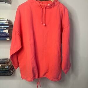 Vintage 90s Oversized Coral Sweatshirt Size L/CL